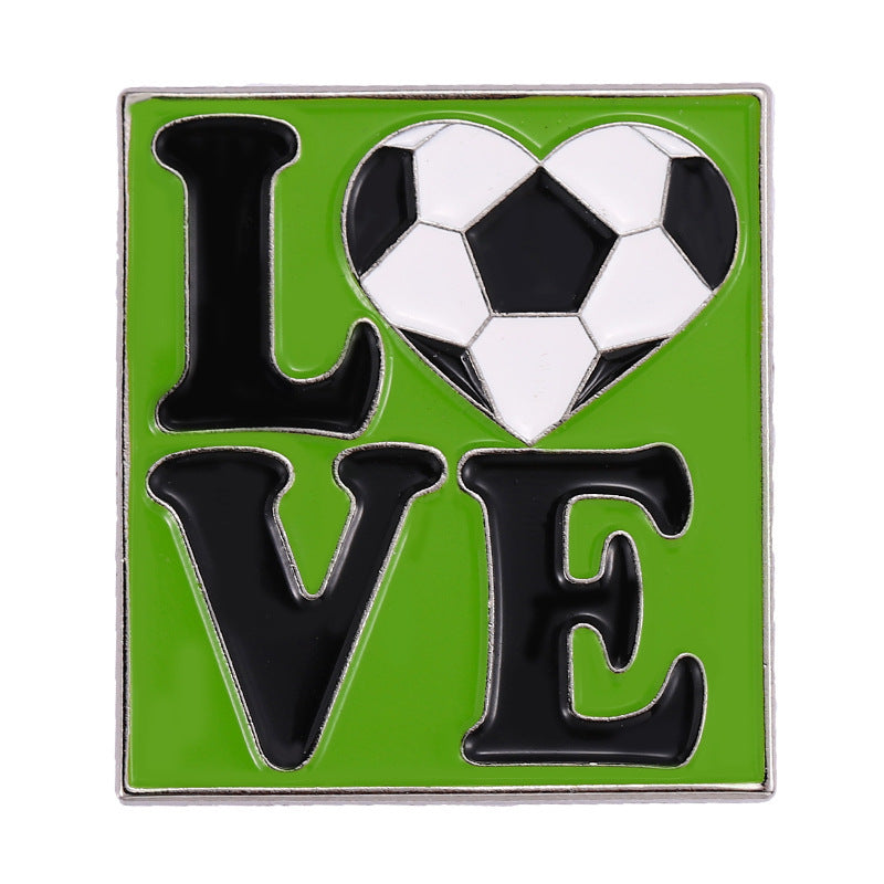 Creative Football Lovers Pins