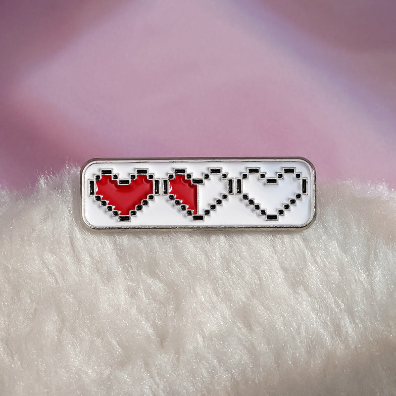 Creative Cute Love Blood Bar Shaped Pins