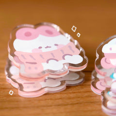 Cute Winter Series Acrylic Clips