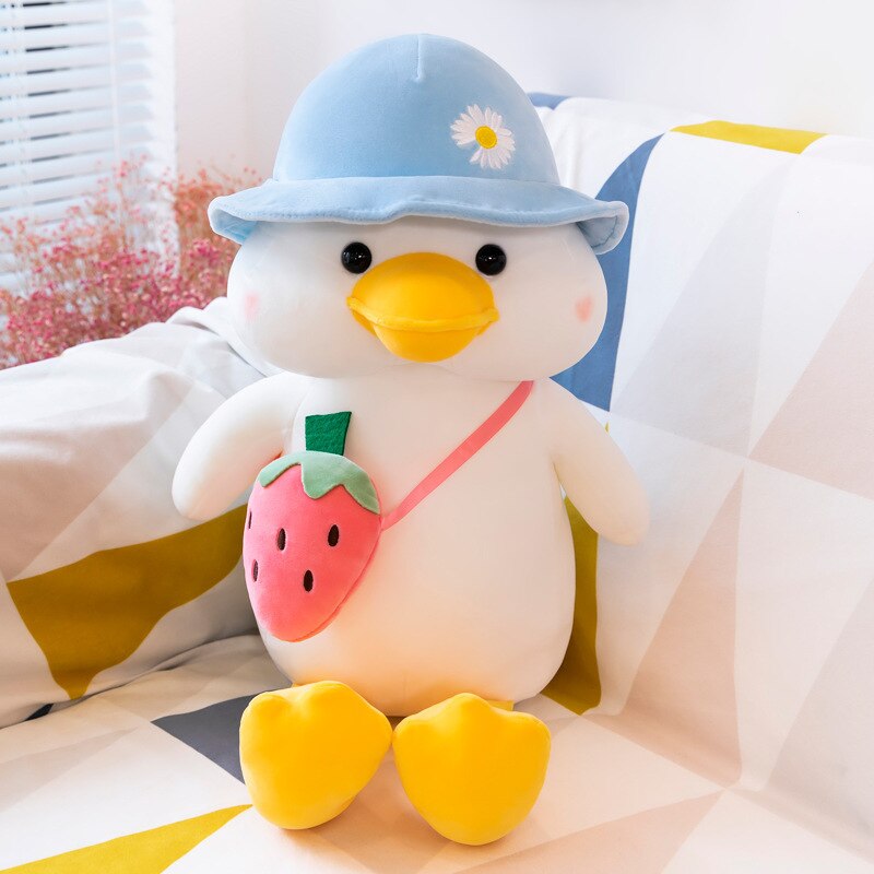 30/45/60/85cm Cute/Soft/Cartoon/Duck Plush Toy/Duck Doll with Carrying Bag/Children's Birthday Gift/Christmas Gift