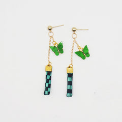 Anime Bufferfly Long Earrings