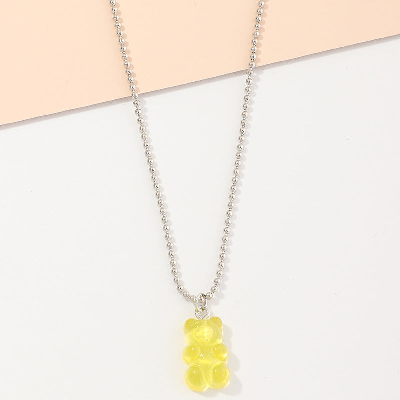 Gummy Bear Ball Chain Choker