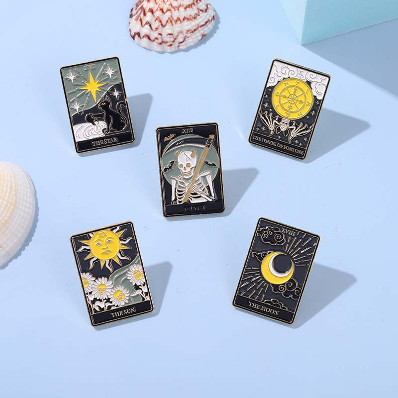 Punk Style Tarot Series Pins