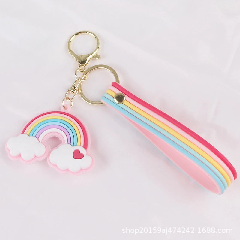 Cute Rainbow Keychain