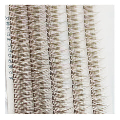 Caramel Brown Fishtail False Eyelashes Set