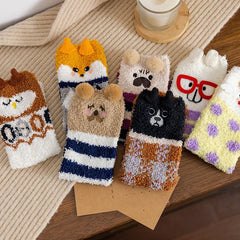 Animal Personality Floor Socks