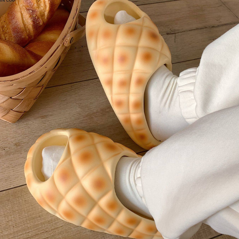 Kawaii Pineapple Bun Slippers