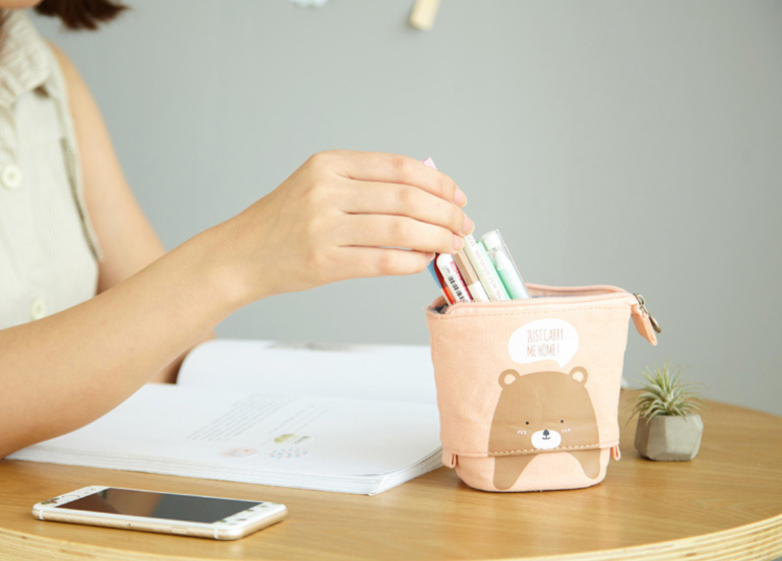 Kawaii Pets Stand-Up Pencil Case