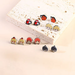 Chainsaw Man Characters Earrings