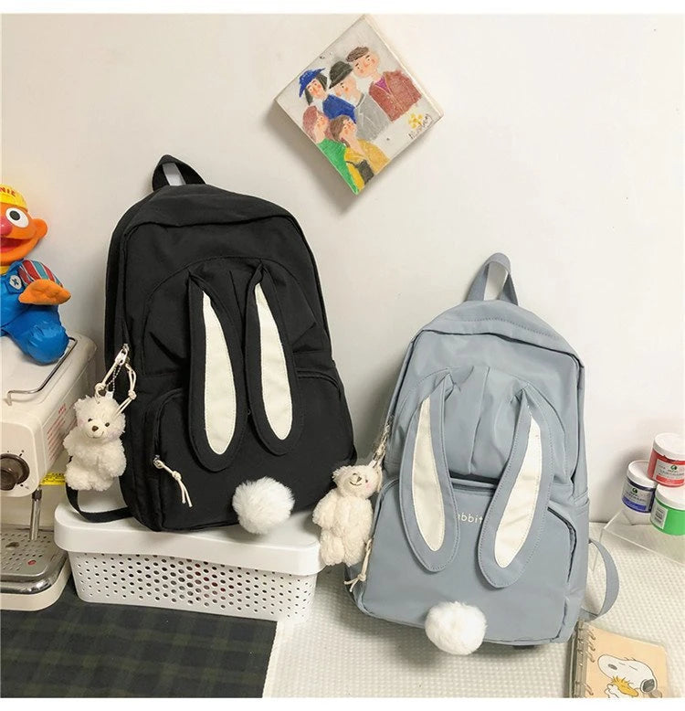 Funny Character Bunny Ears Backpack