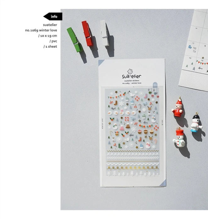 Cute Winter Nail Stickers