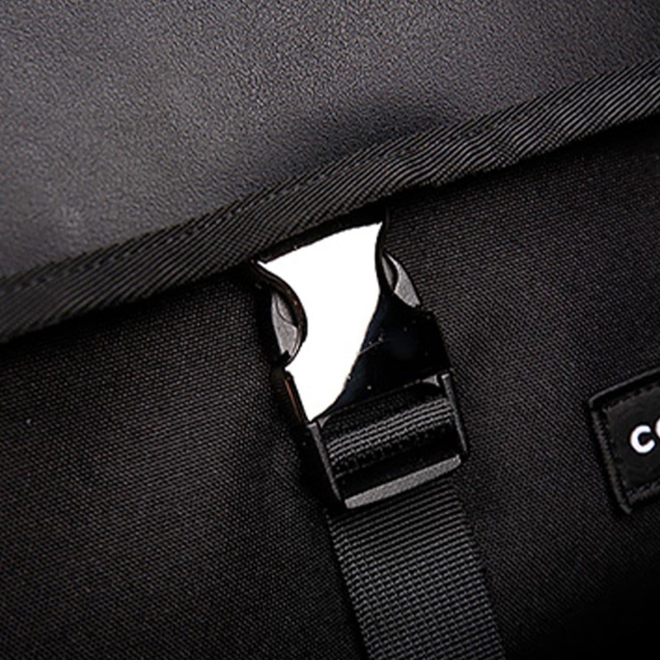 Buckle PU Messenger Bag