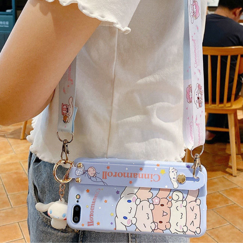 Kawaii Shoulder Strap Samsung Phone Case