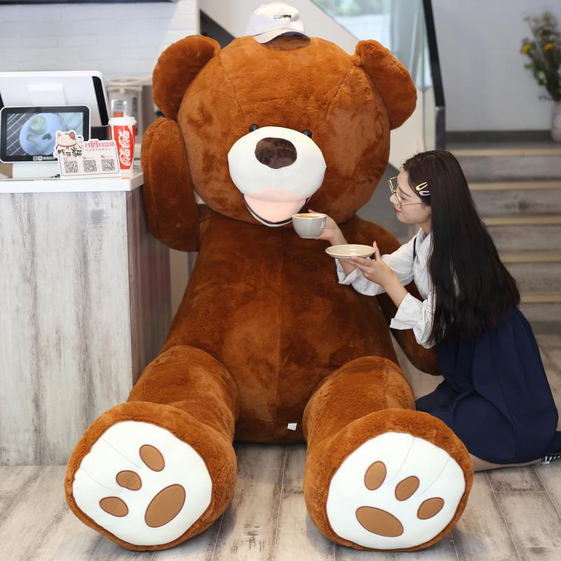 340cm Giant Teddy Bear Plush Toy Huge American Giant Bear Skin Teddy Bear Coat Good Quality Factary Price Soft Toys For Children