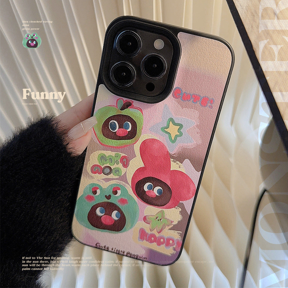 Cute Funny Oil Painting Phone Case