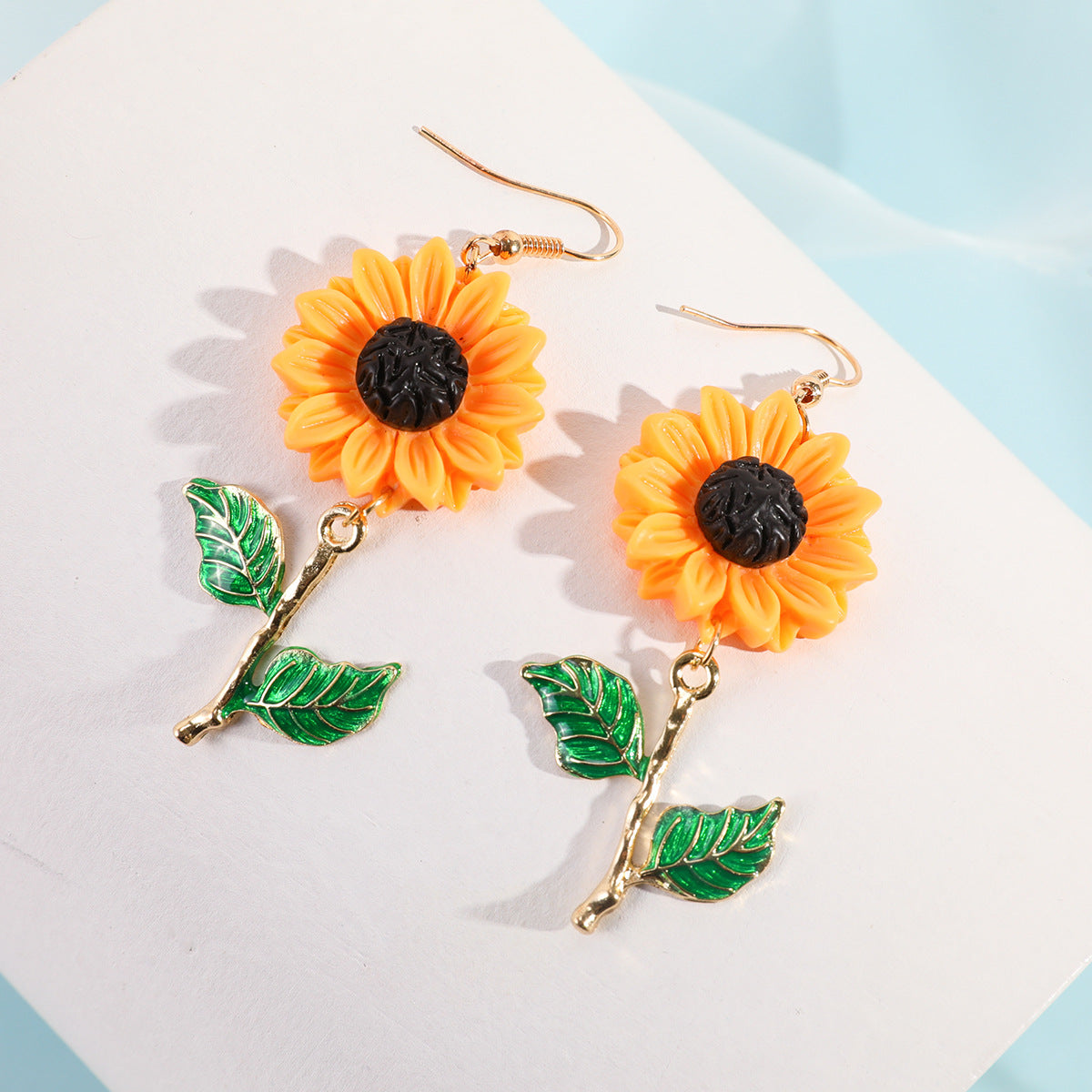 Kawaii Sunflower Earrings