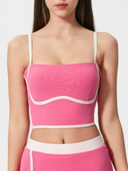 Square Neck Cami with Detachable Chest Pads