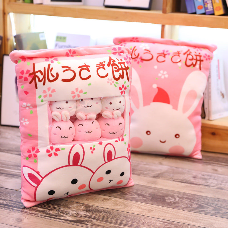 A Bag Of 8pcs Rabbit Soft Plush Toy