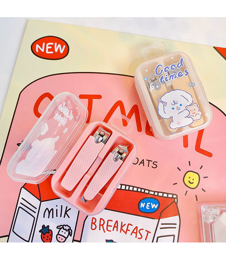 Cute Cartoon Nail Clippers Set