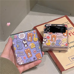 Cute Animal Samsung Foldable Phone Case