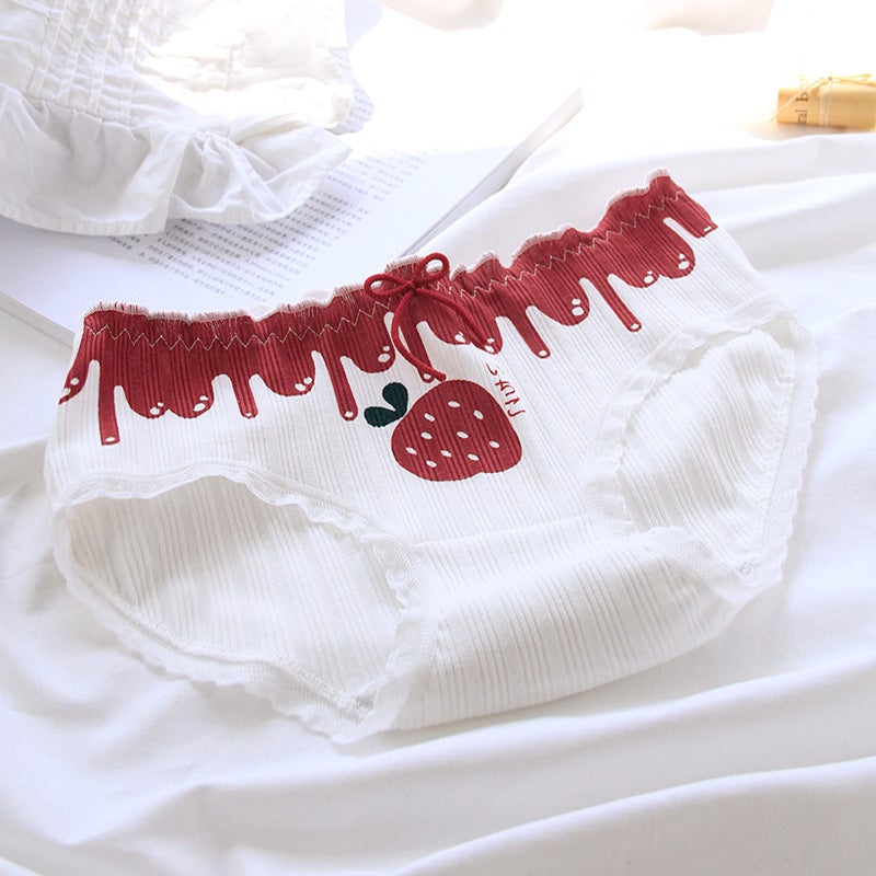 Cute Strawberry Love Panties