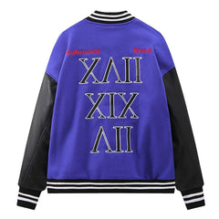 "Digital Print" Varsity Jacket