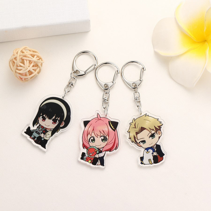 Cute Spy Family Series Acrylic Keychain