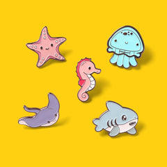 Animal Octopus Starfish Pins