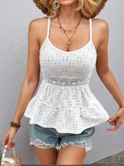 Eyelet Lace Detail Cami