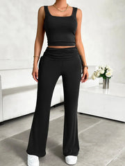 Devine Square Neck Top and Pants Set