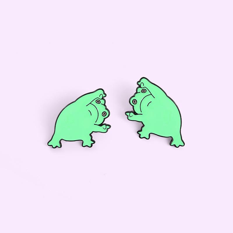 Cartoon Frog Pins