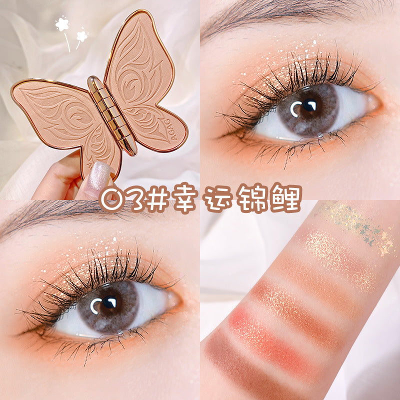 Butterfly Plate Design 6 color Eyeshadow