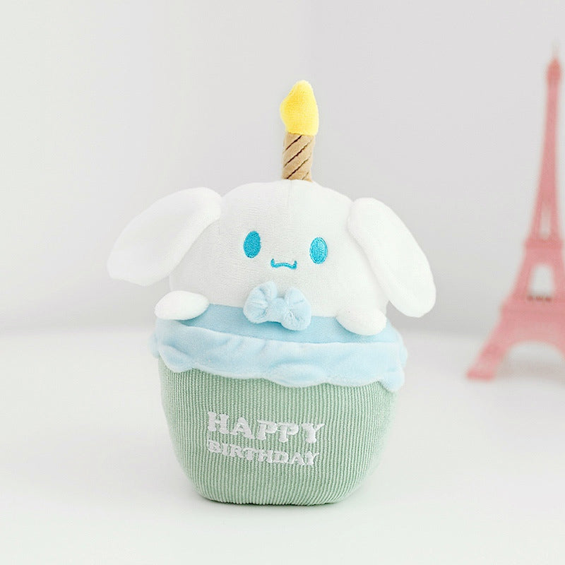 Birthday Cake Shape Plush Doll