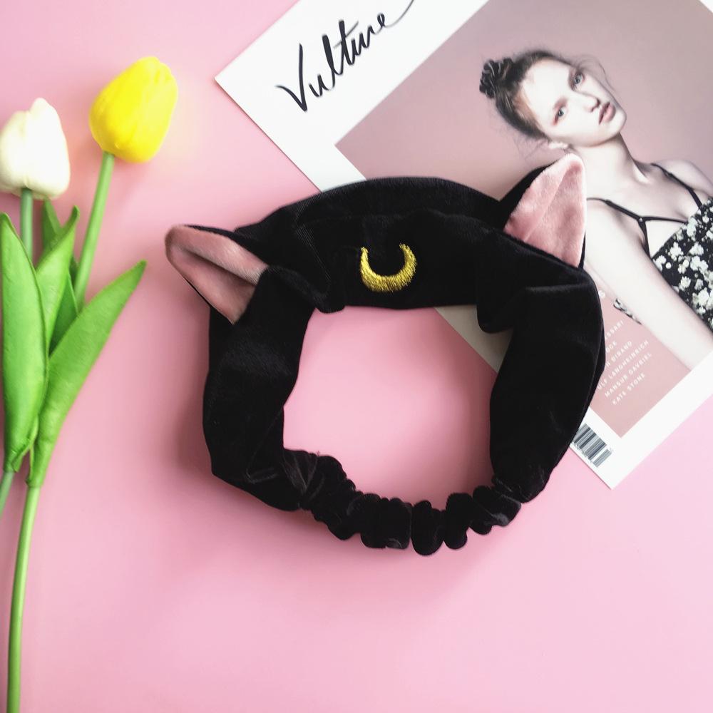 Crescent Cat Ears Headband