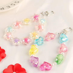 Candy Color Love Keychain