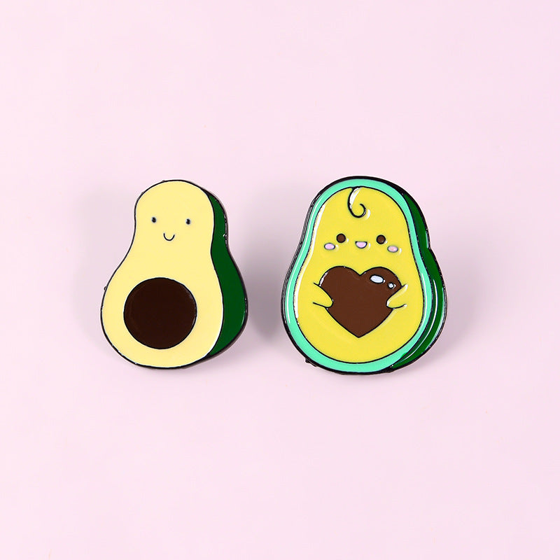 Cartoon Avocado Pins