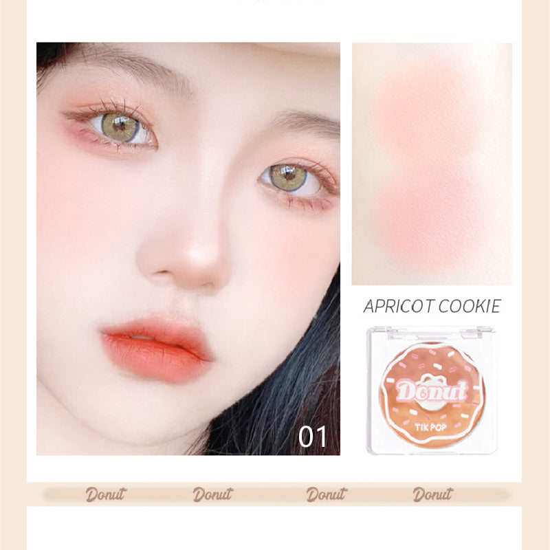 Cute Donut Colorblock Blush