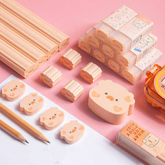 Cute Cartoon Pig Rubber Erasers