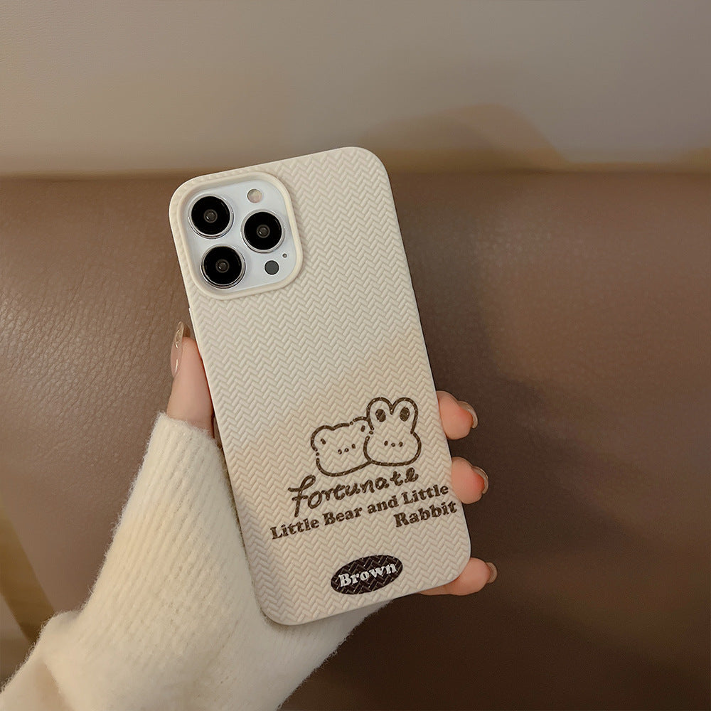 Cute Brown Rabbit Bear Phone Case