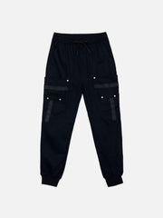 Patchwork Pockets Cargo Pants