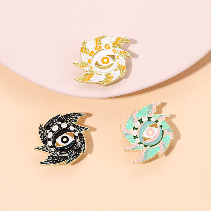 Kawaii Cartoon Eyes Pins