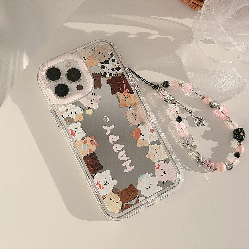 Cute Cat Mirror Phone Case