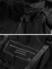 Dark Combat Multi Pockets Hooded Vest