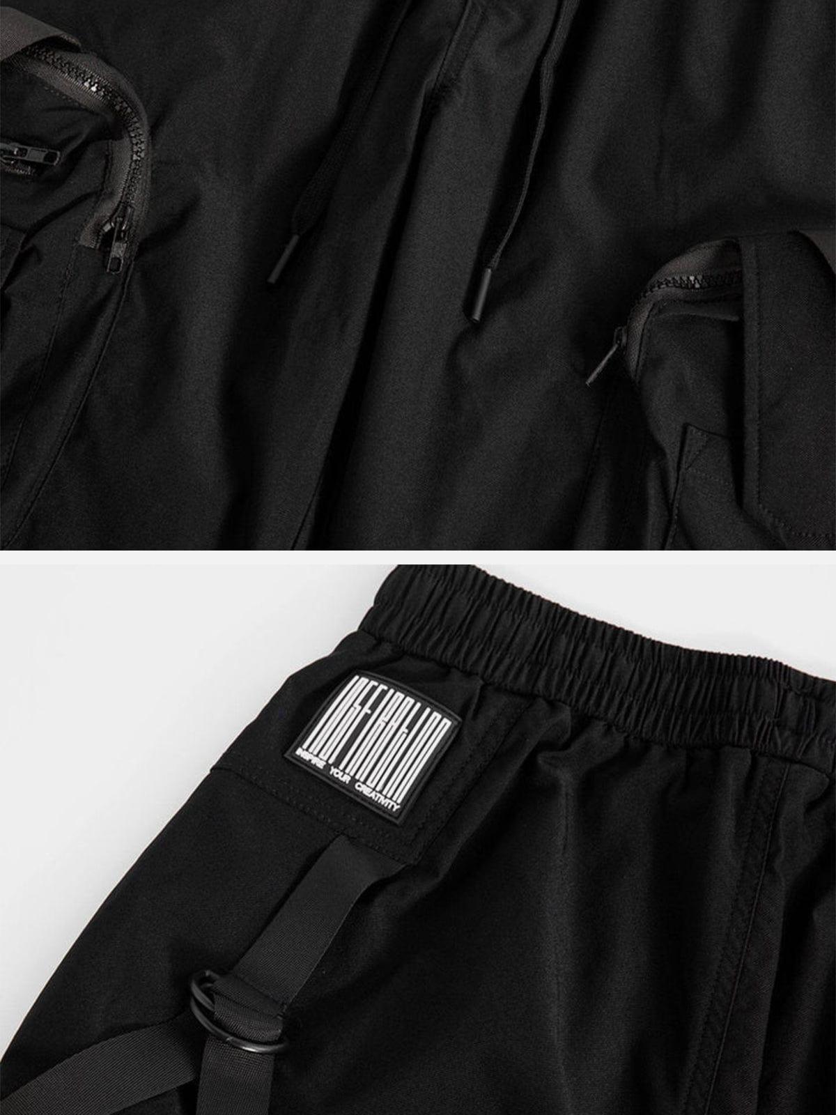 Combat Zipper Big Pockets Cargo Pants
