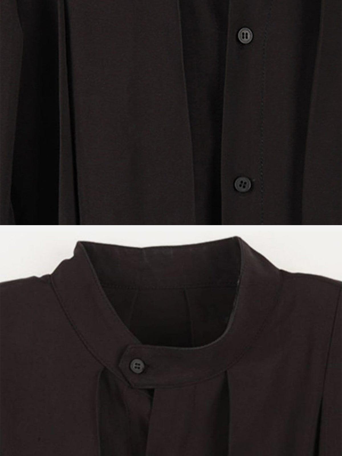 Oversize Fold Long Sleeve Shirt