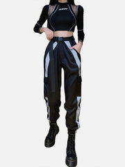 Reflective Strip Cargo Pants