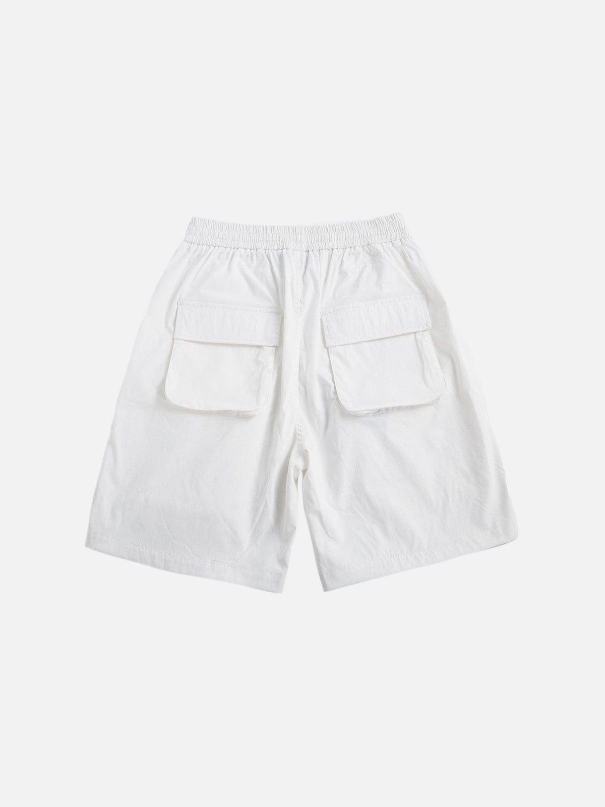 Combat Zipper Pockets Cargo Shorts
