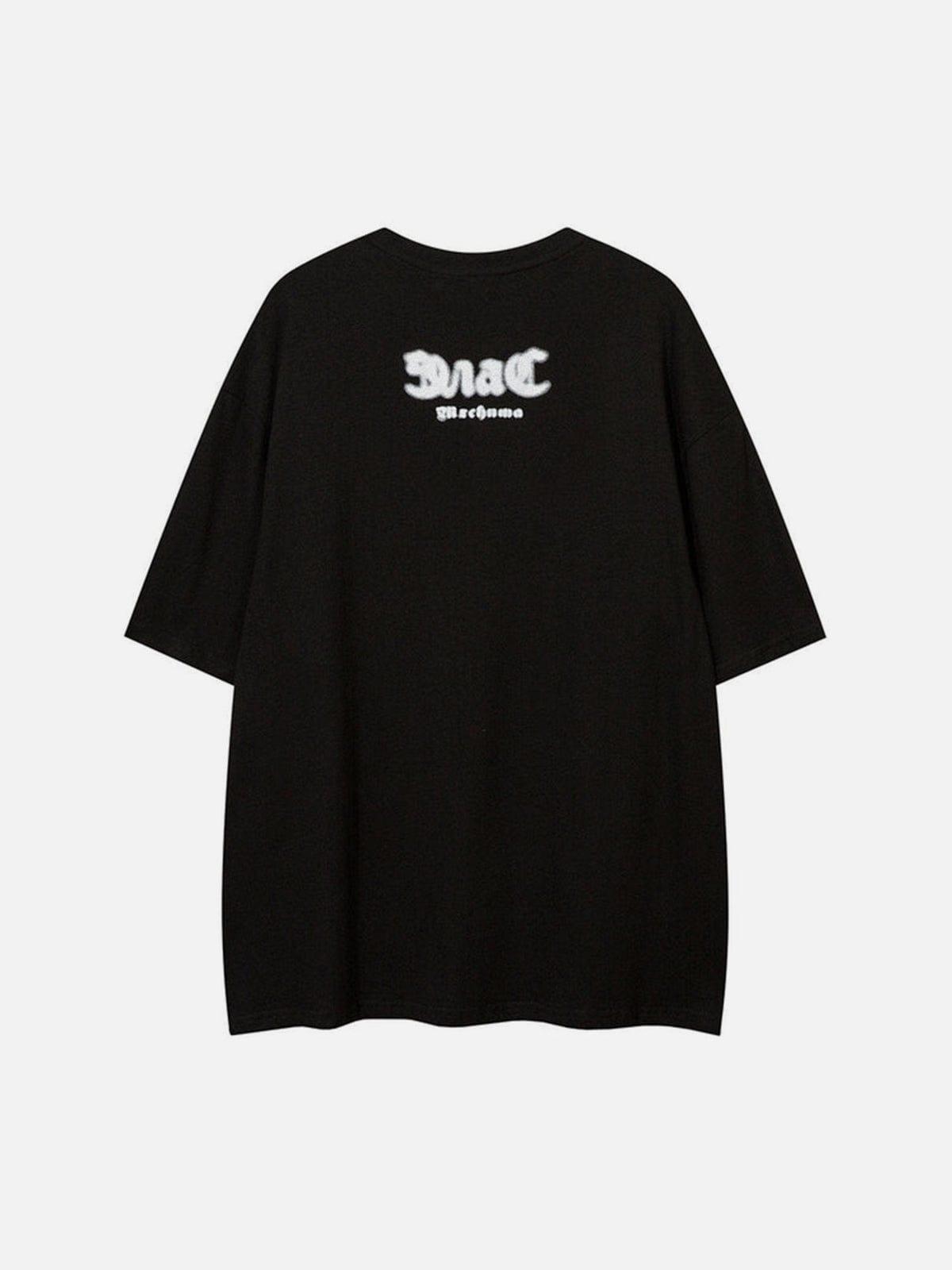 Graffiti Silhouette Graphic Tee