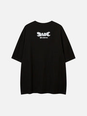 Graffiti Silhouette Graphic Tee