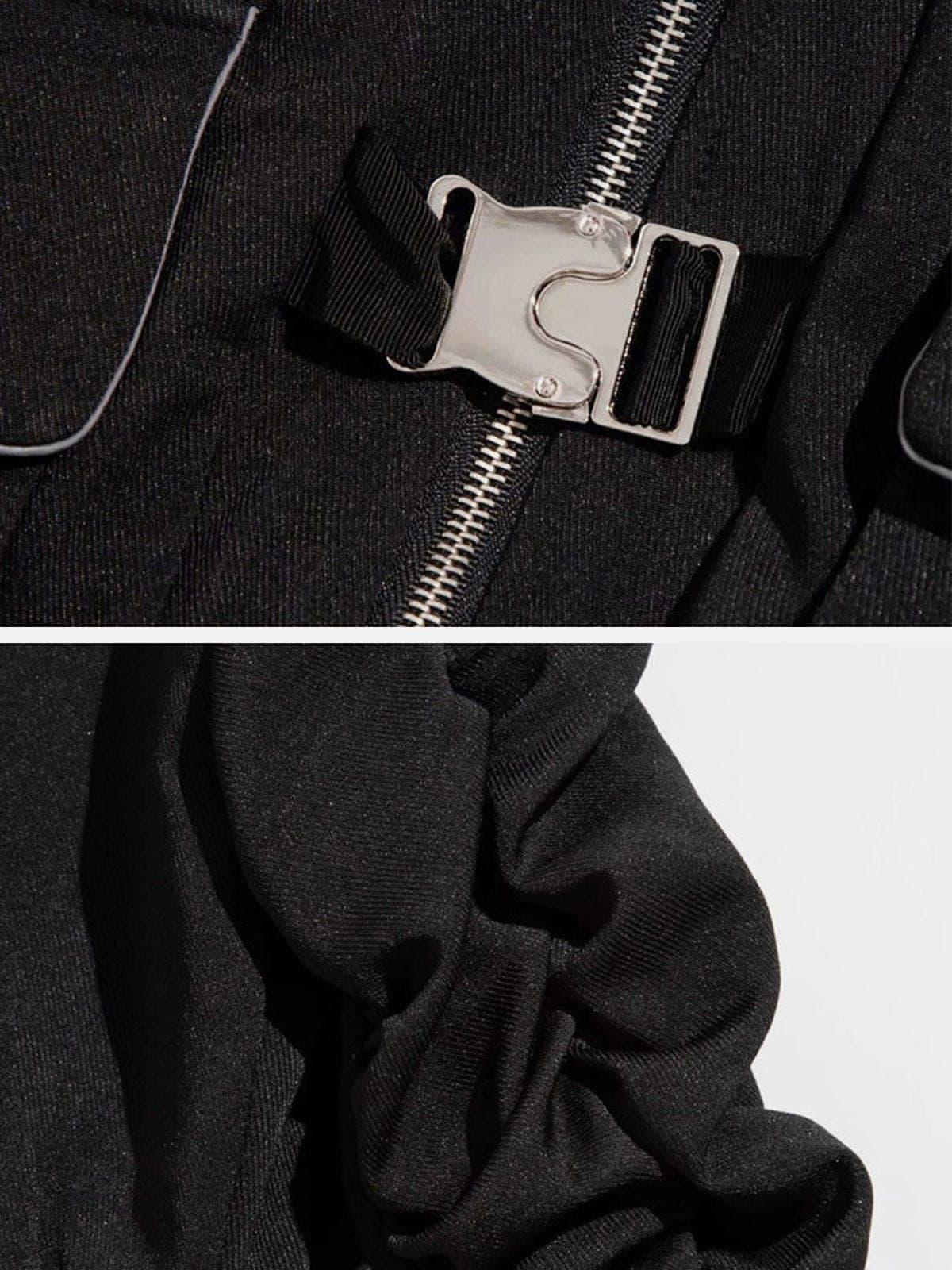 Function Multi Pockets Folds Jacket